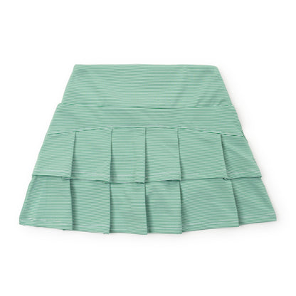 Falda deportiva Margot para niña de LH Sport - Rayas verdes
