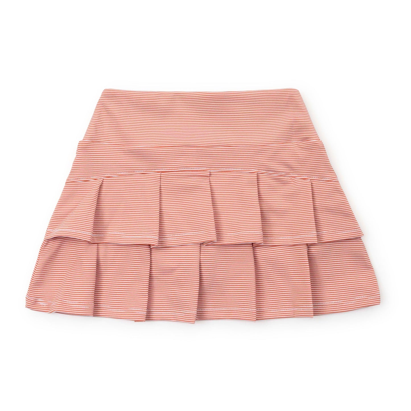 Falda deportiva Margot para niña de LH Sport - Rayas naranjas