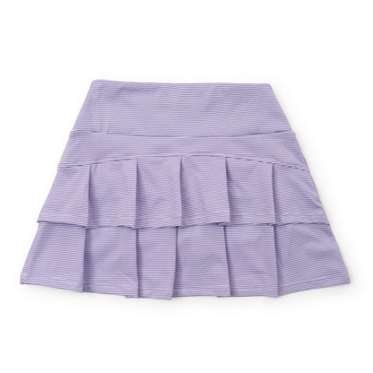 Falda deportiva Margot para niña de LH Sport - Rayas moradas