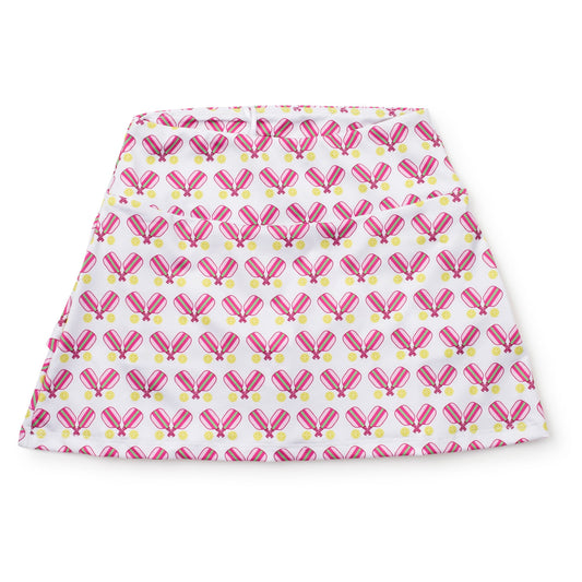 Margot Girls' Performance Skirt by LH Sport - Pickleball Pink