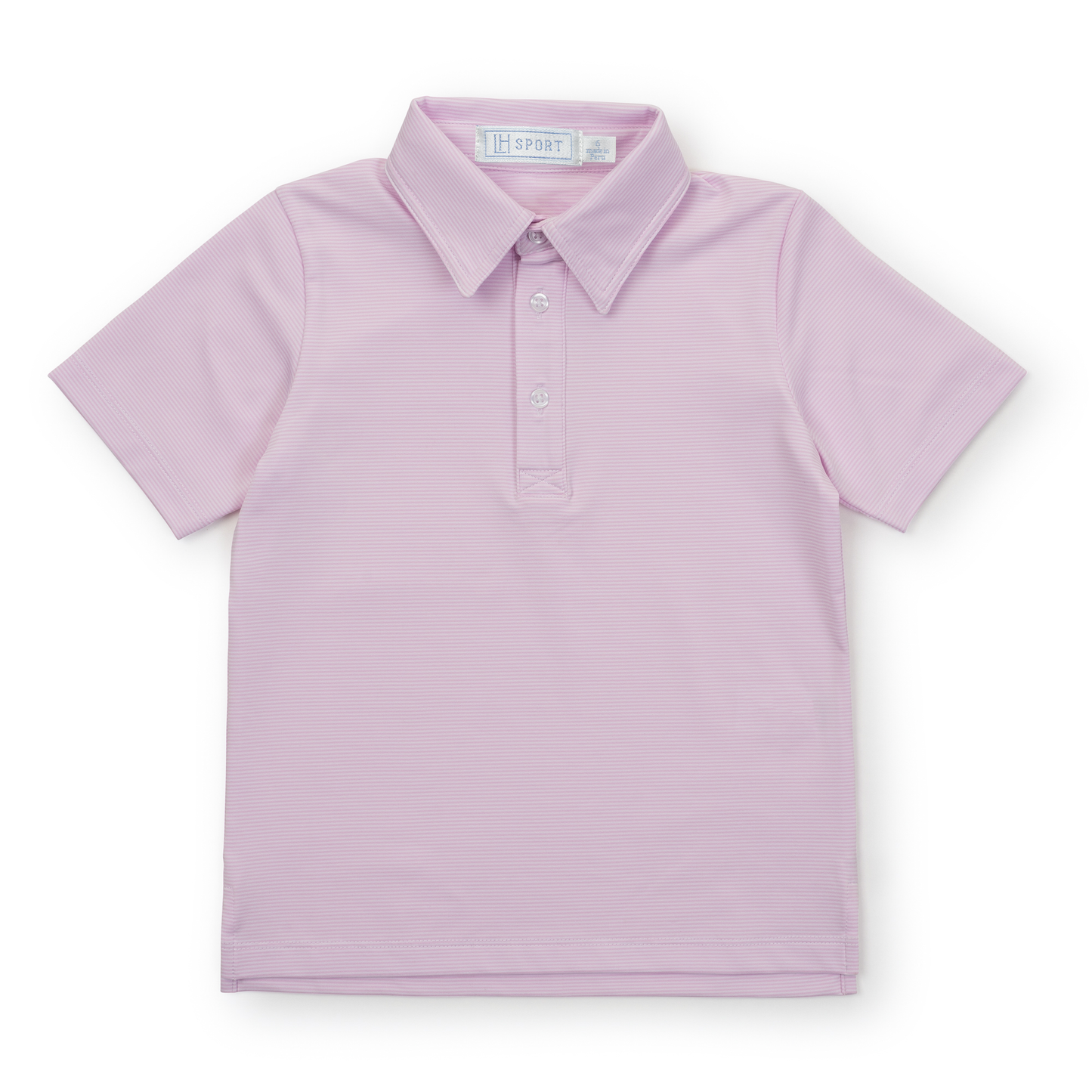 Polo deportivo Will para niño de LH Sport - Rayas rosas