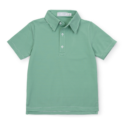 Polo deportivo Will para niño de LH Sport - Rayas verdes