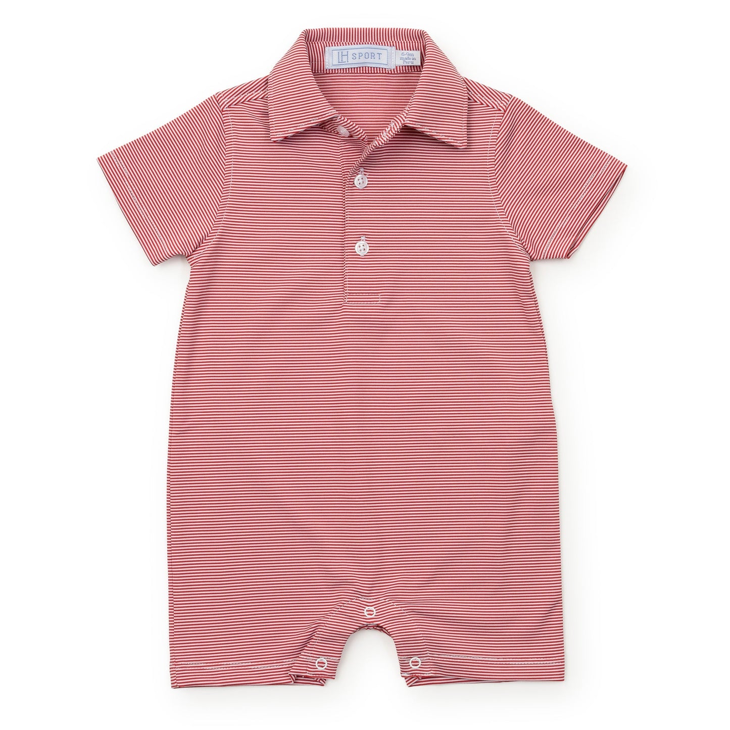 Pantalón corto deportivo Austin para niño de LH Sport - Rayas rojas