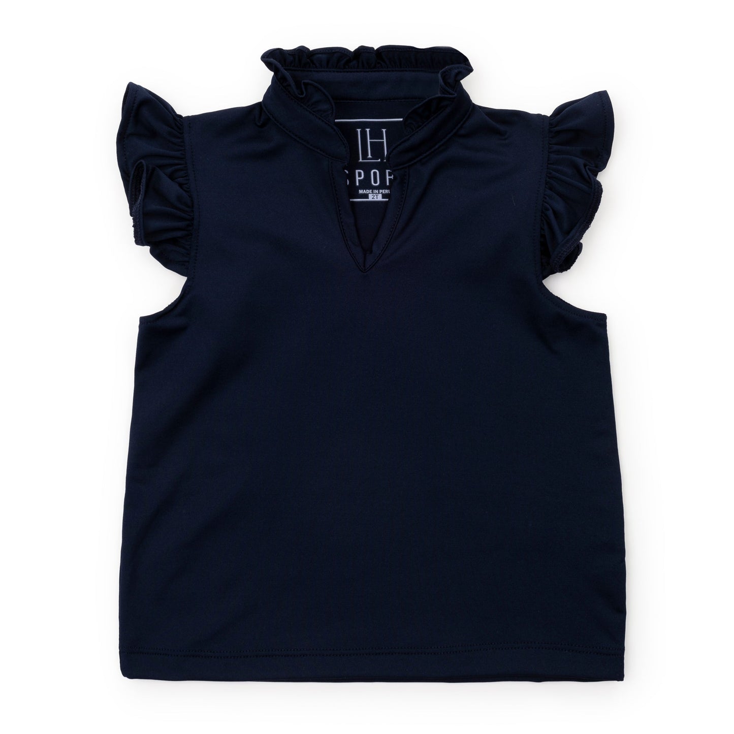 Top deportivo sin mangas Ellie para niña de LH Sport - Azul marino