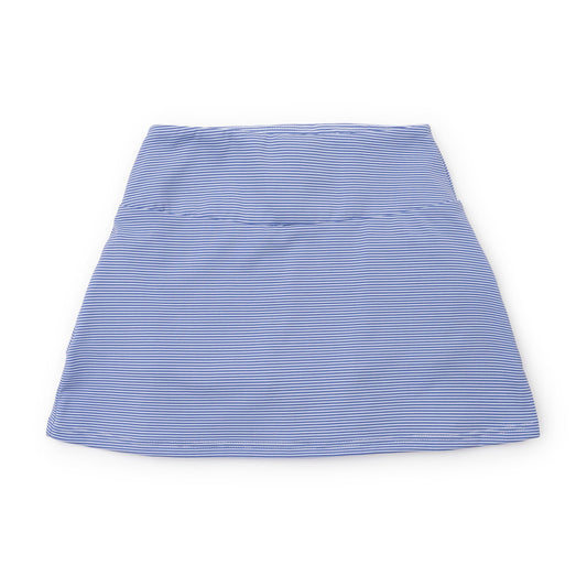 Margot Girls' Performance Skirt by LH Sport - Blue Stripes