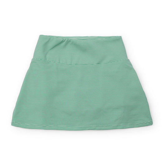 Margot Girls' Performance Skirt by LH Sport - Green Stripes