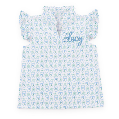 Ellie Girls' Sleeveless Performance Top by LH Sport - Hampton Blooms