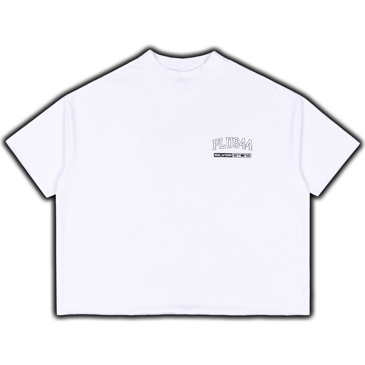 Camiseta universitaria cuadrada PLUS44