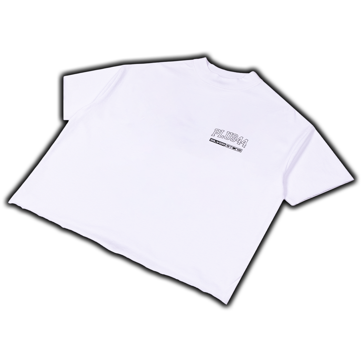 Camiseta universitaria cuadrada PLUS44