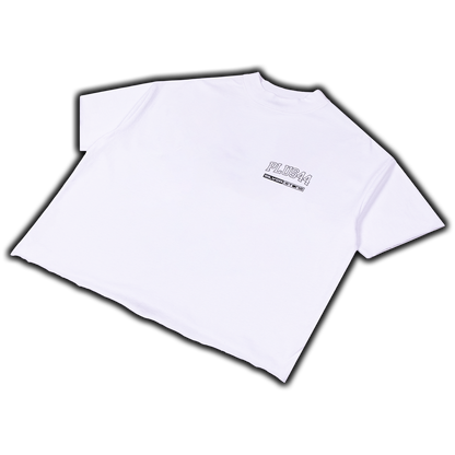 Camiseta universitaria cuadrada PLUS44