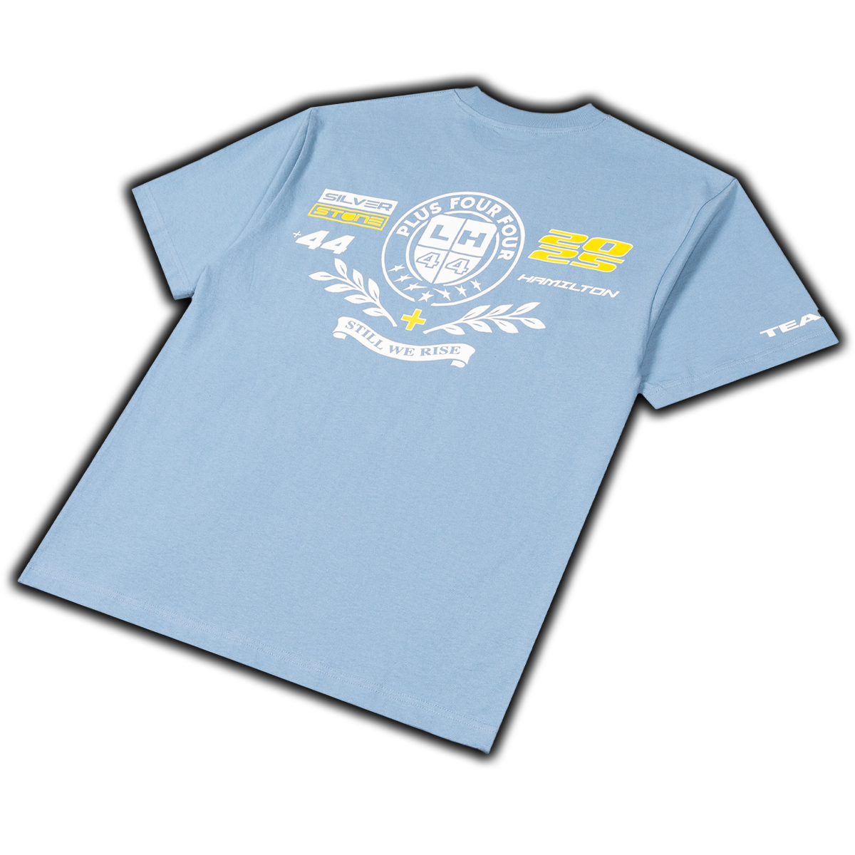 Camiseta universitaria PLUS44 - Azul