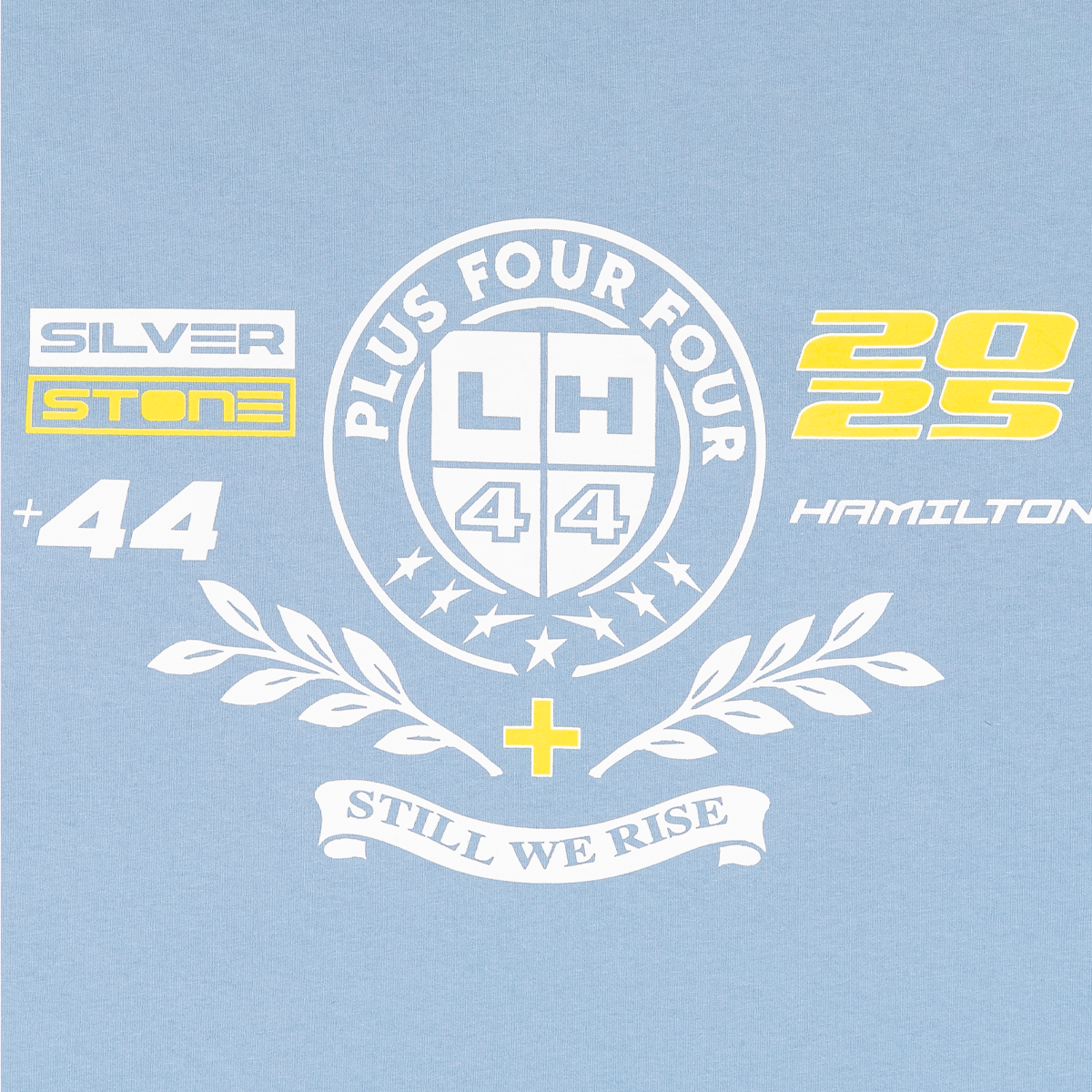 Camiseta universitaria PLUS44 - Azul