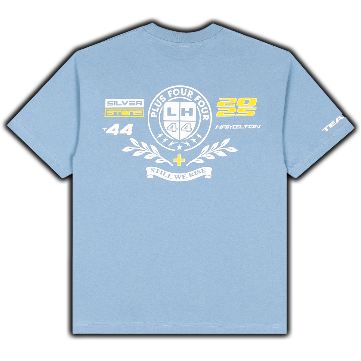 Camiseta universitaria PLUS44 - Azul