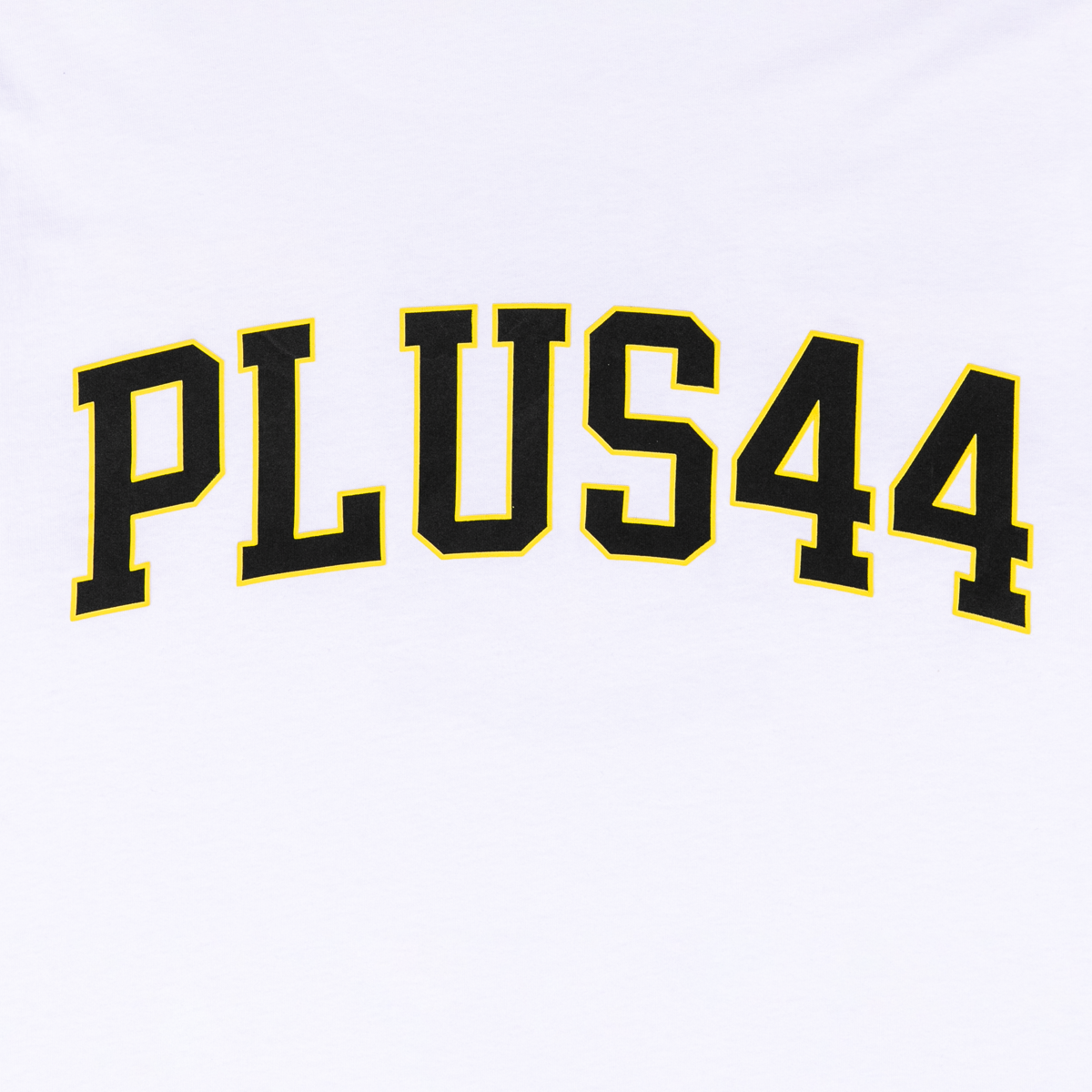 Camiseta universitaria PLUS44 - Blanca