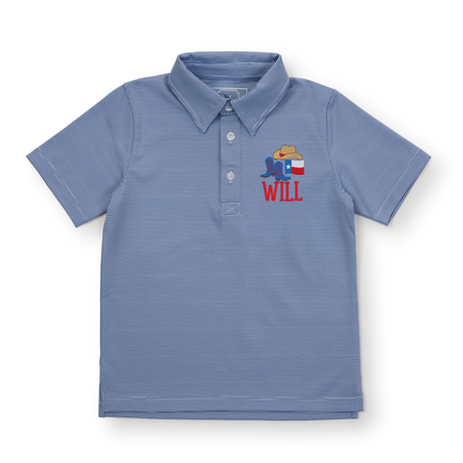 Polo deportivo Will para niño de LH Sport - Rayas azules