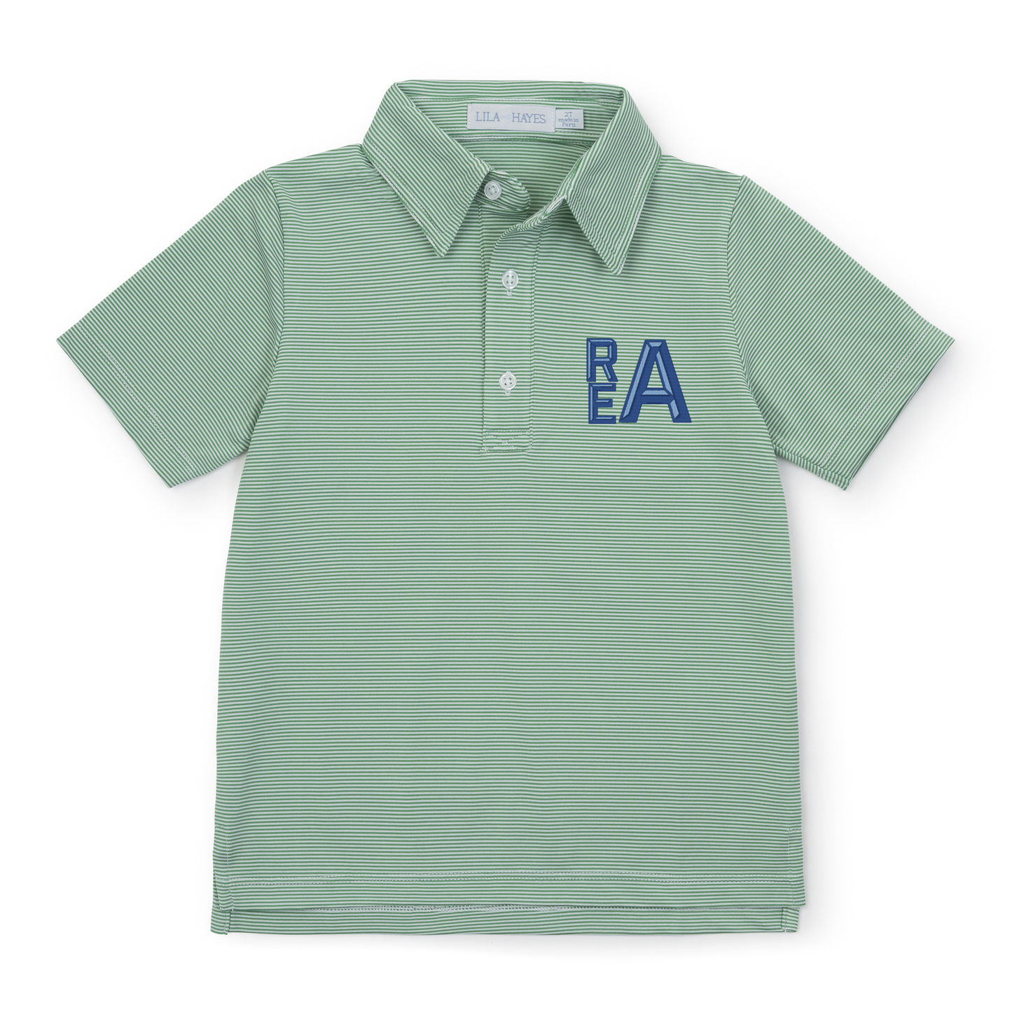 Polo deportivo Will para niño de LH Sport - Rayas verdes
