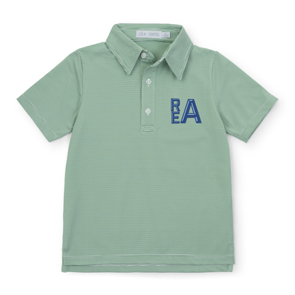 Polo deportivo Will para niño de LH Sport - Rayas verdes