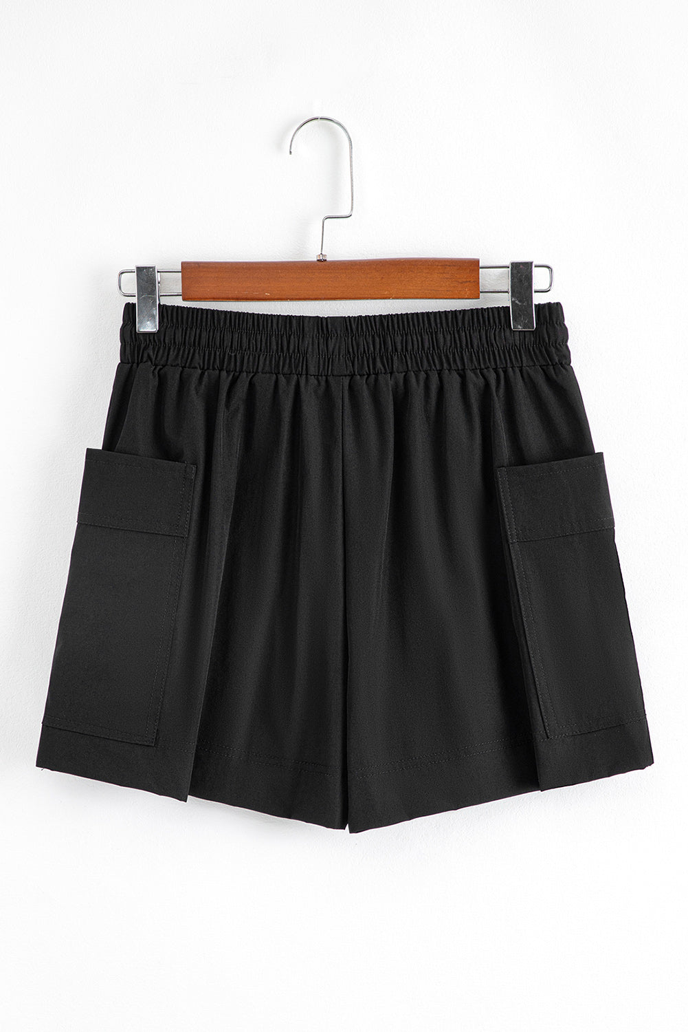 Cargo Pocket Elastic Waist Skort