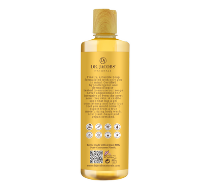 Gel de baño de Castilla con almendras (All American) 32 oz