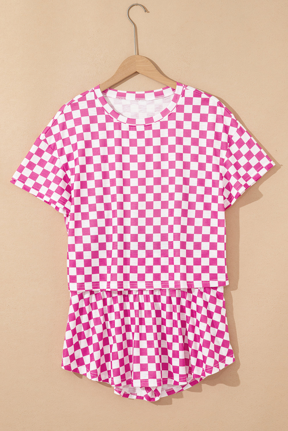 Checker T-Shirt and Skort Set