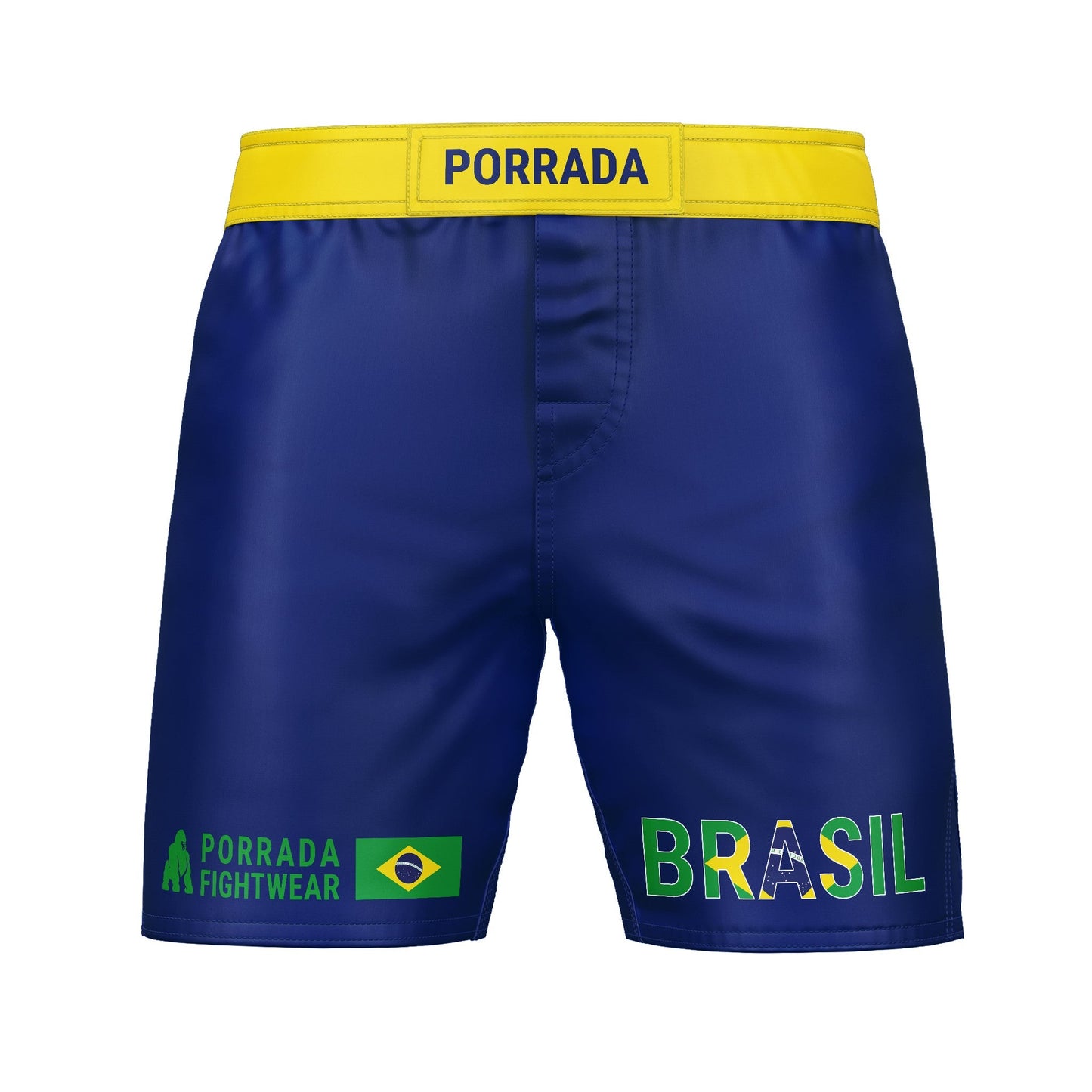 PANTALONES CORTOS DE LUCHA CON LA BANDERA DE BRASIL