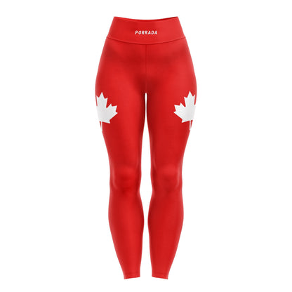 MALLAS DE MUJER CON LA BANDERA DE CANADÁ 