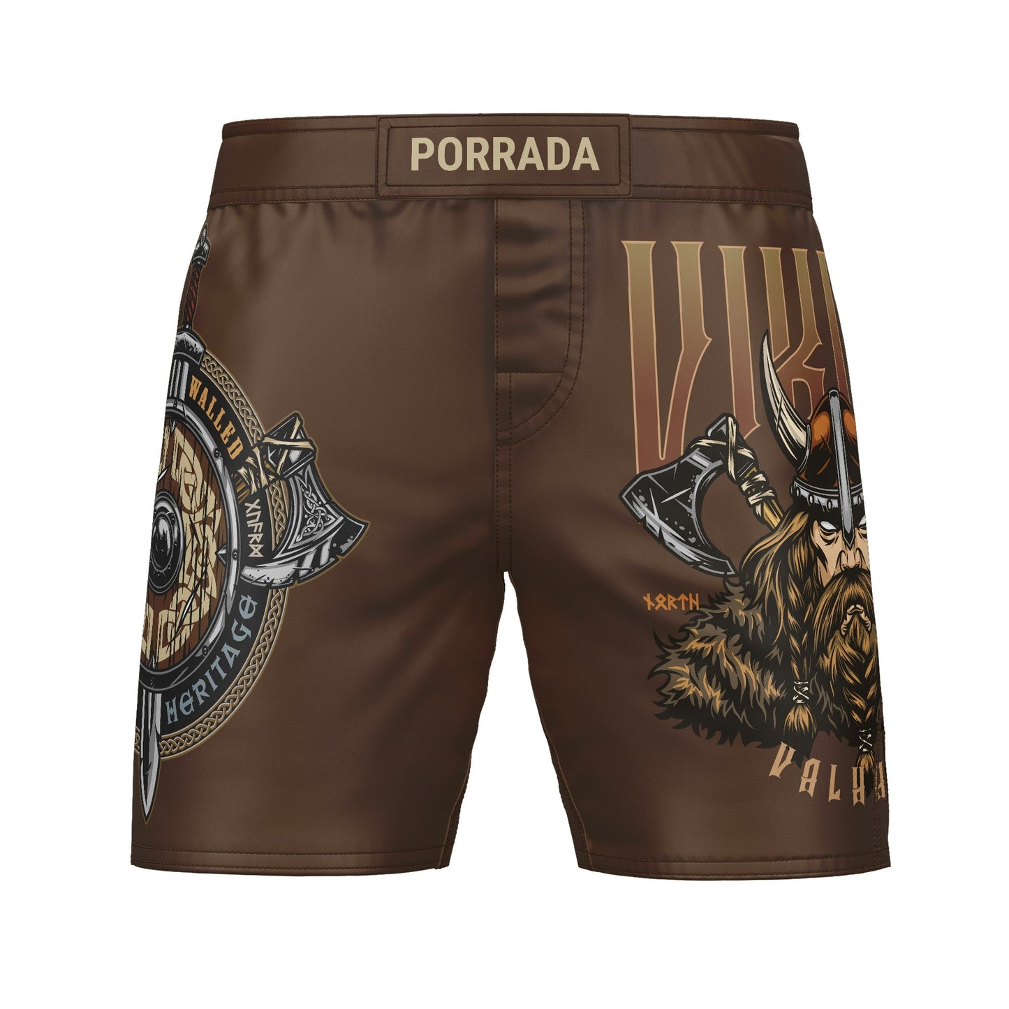 PANTALONES CORTOS DE LUCHA DE GUERRERO VIKINGO 