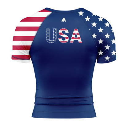 Camiseta protectora de manga corta USA PATRIOT