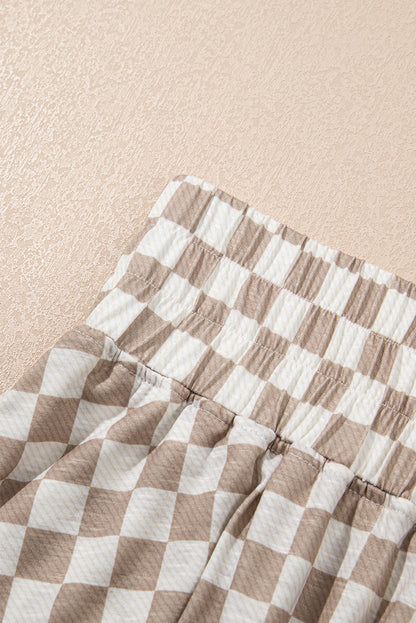 Checker T-Shirt and Skort Set