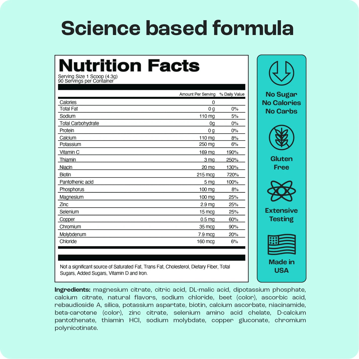 Electrolyte Recovery Plus Powder (Sugar-Free)