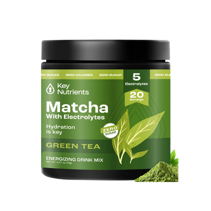 Matcha en polvo con electrolitos