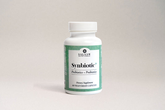 Synbiotic Plus - Halal Probiotics + Prebiotics 3.5 Billion CFU Veggie Capsules - 60 Count | Salaam Nutritionals