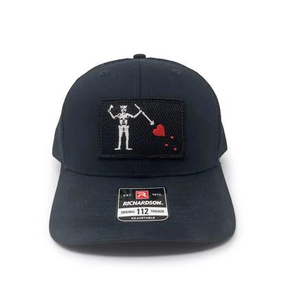 Blackbeards Flag Hat | Richardson 112 | Navy Blue