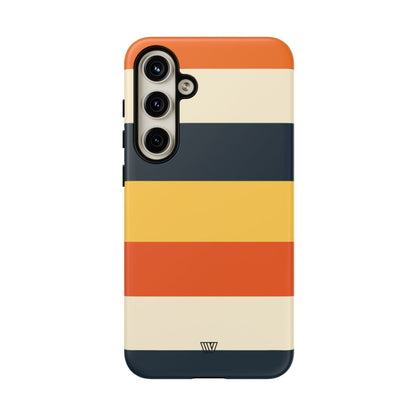 Rayas de atardecer en la playa | Funda resistente para teléfono