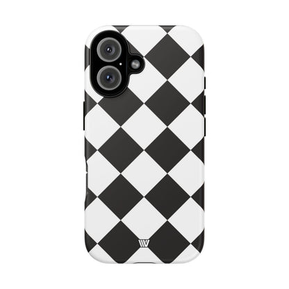 DIAMANTE BLANCO Y NEGRO | Funda resistente para teléfono