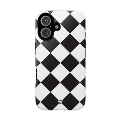 DIAMANTE BLANCO Y NEGRO | Funda resistente para teléfono