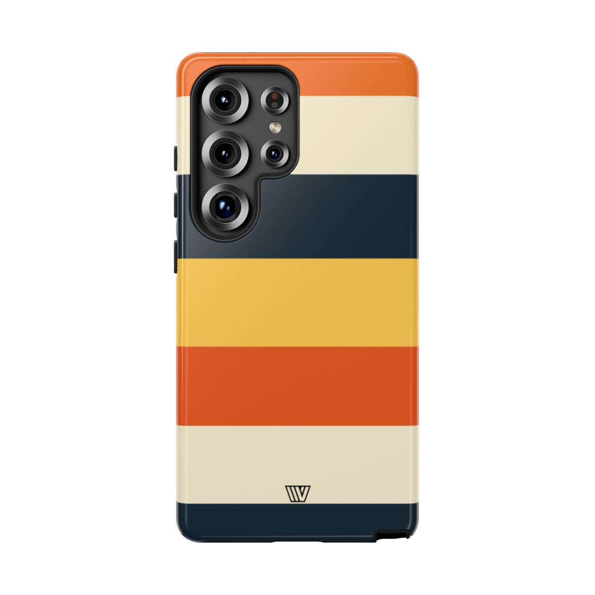 Rayas de atardecer en la playa | Funda resistente para teléfono