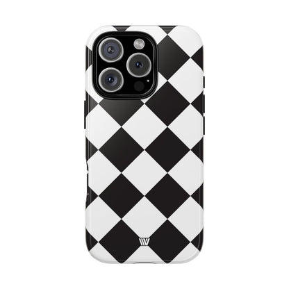 DIAMANTE BLANCO Y NEGRO | Funda resistente para teléfono