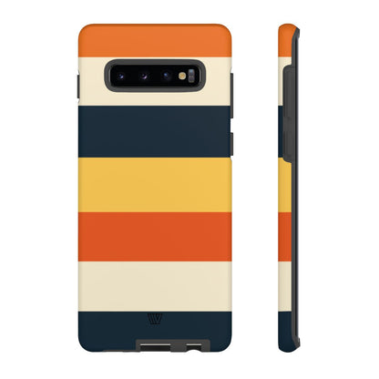 Rayas de atardecer en la playa | Funda resistente para teléfono