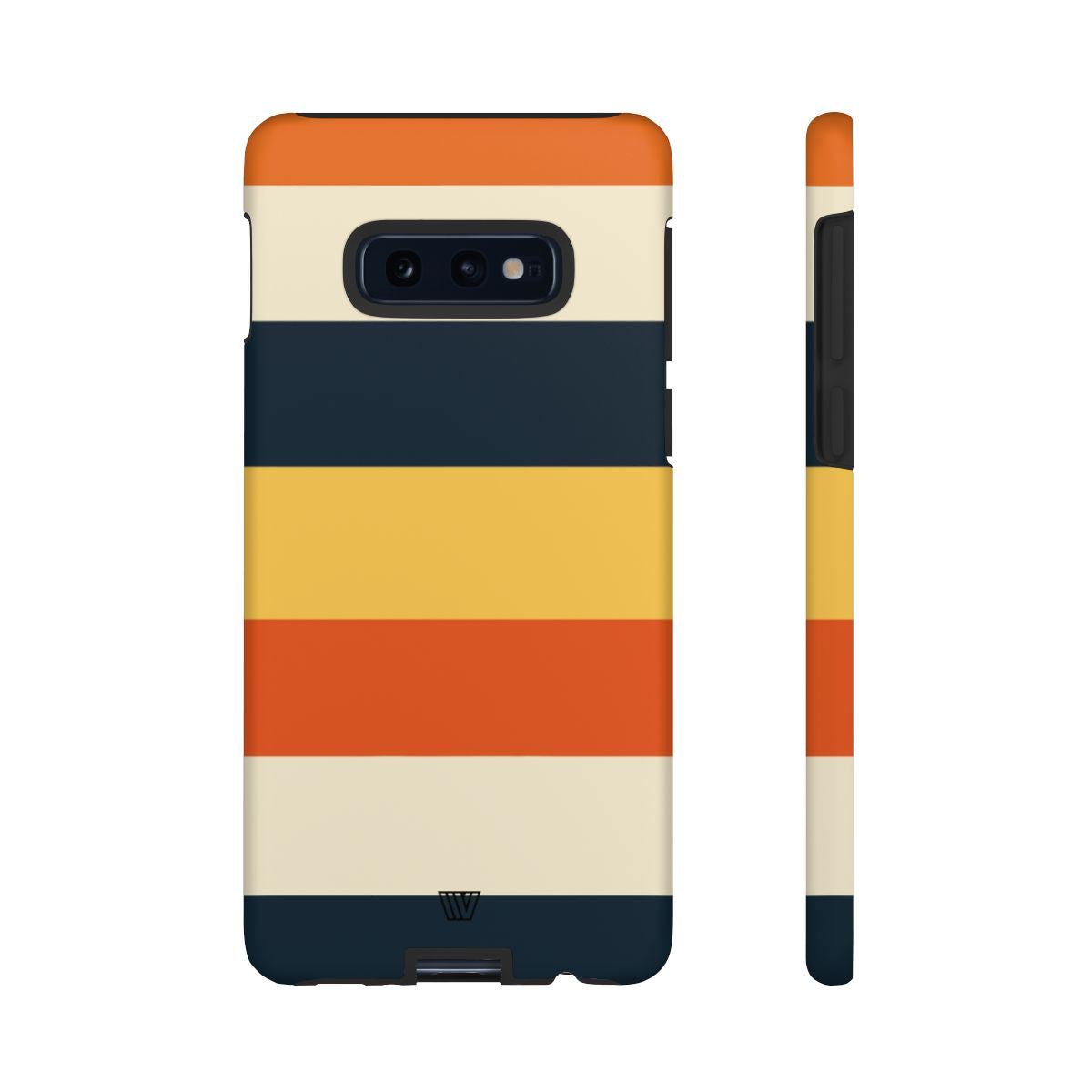 Rayas de atardecer en la playa | Funda resistente para teléfono