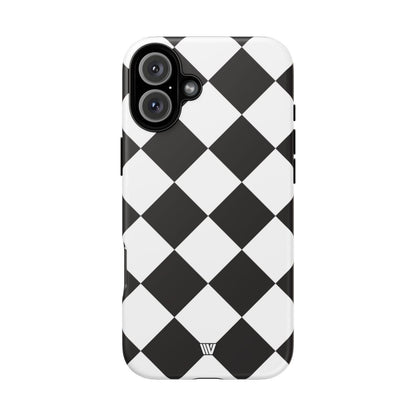 DIAMANTE BLANCO Y NEGRO | Funda resistente para teléfono