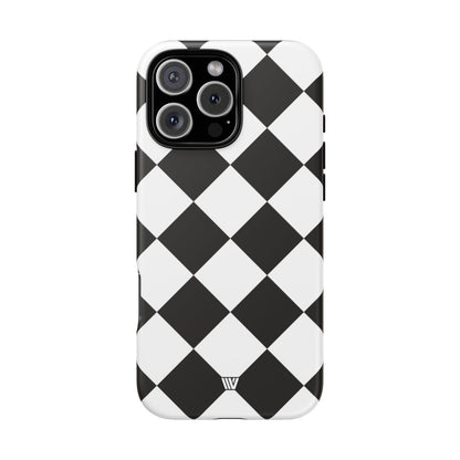 DIAMANTE BLANCO Y NEGRO | Funda resistente para teléfono