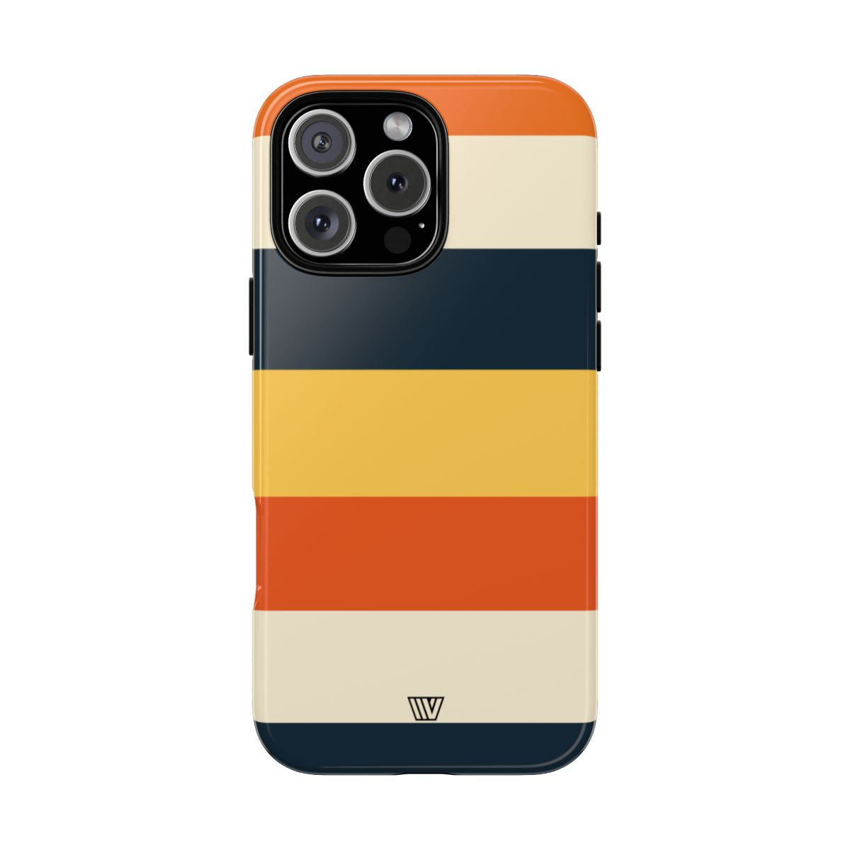 Rayas de atardecer en la playa | Funda resistente para teléfono