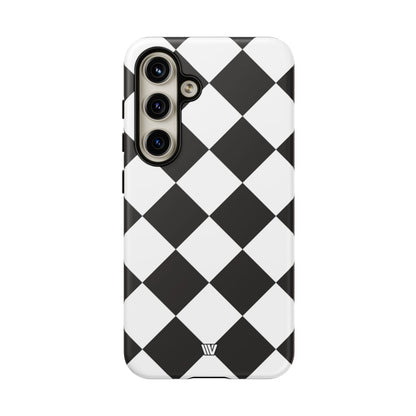 DIAMANTE BLANCO Y NEGRO | Funda resistente para teléfono