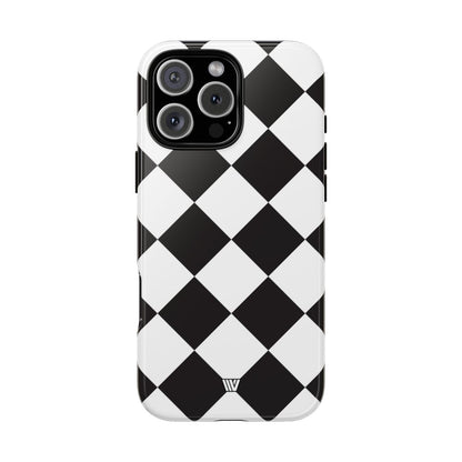 DIAMANTE BLANCO Y NEGRO | Funda resistente para teléfono