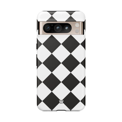 DIAMANTE BLANCO Y NEGRO | Funda resistente para teléfono