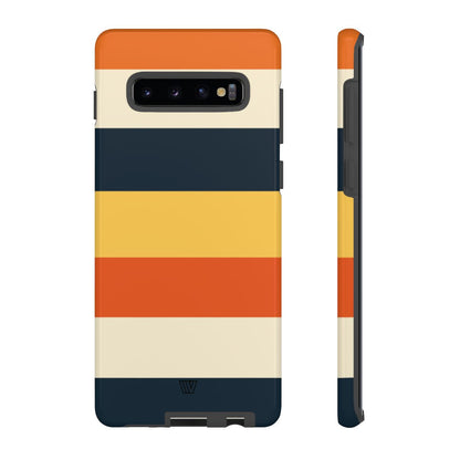 Rayas de atardecer en la playa | Funda resistente para teléfono