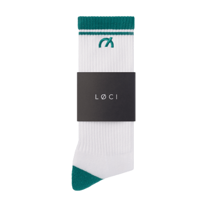 Stripe Cushioned Crew Socks