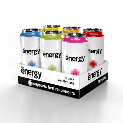 Paquete de 6 bebidas energéticas variadas